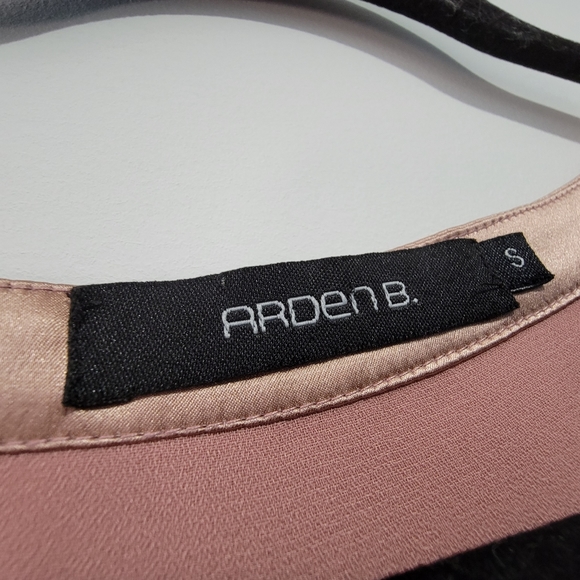 Arden B Powder Pink Swing Flare Flowing Tea Length Dress Sz Small - Picture 6 of 6